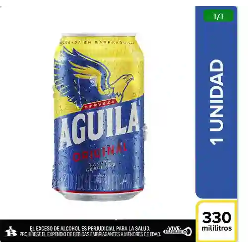 Cerveza Aguila en Lata 330 ml