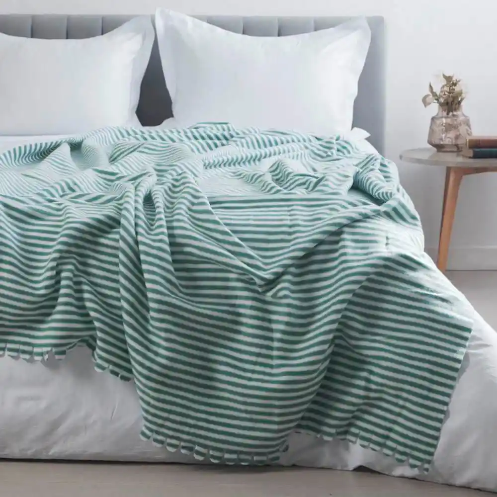 Cobija Polar 140 X 200 Fleece Raya Corte Laser 180 Distrihogar Pt22176 E15454