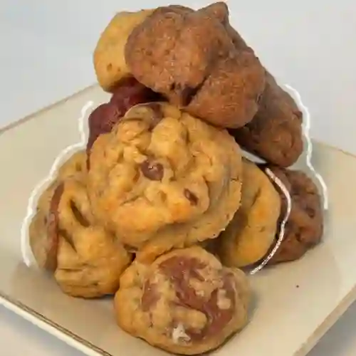 Caja mini cookies surtidas x8