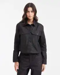 Chaqueta Straight Fit Negro Noche Ultraoscuro Talla L Chevignon