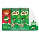 Milo Kit Leche Malteada Activ-Go 180 mL x 6 Und + Trompo 1 Und