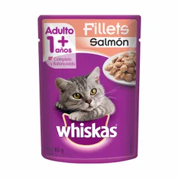 Whiskas Alimento para Gato Adulto Filetes de Salmón en Salsa