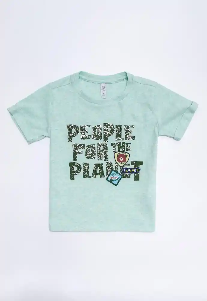 Camiseta Manga Corta 12/18mese-verde