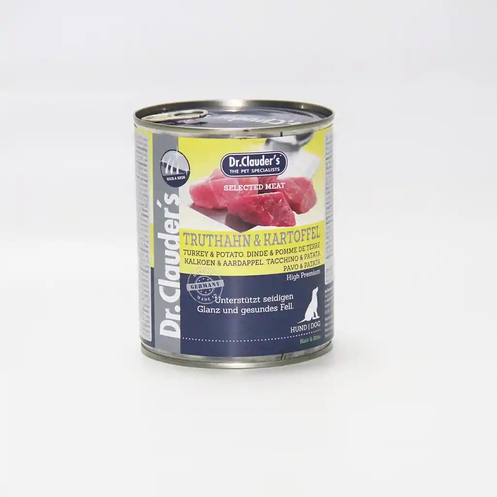 Dr Clauders Alimento Para Perro Adulto Turkey & Potato 800 g