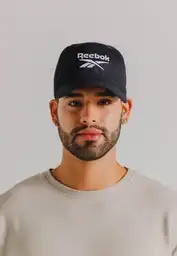 Gorra Basica Unisex Con Logo Unica-negro