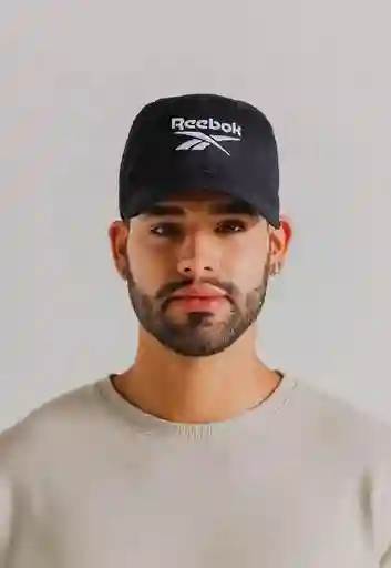 Gorra Basica Unisex Con Logo Unica-negro
