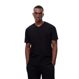 Camiseta Manga Corta Cuello Redondo en Algodón Masculino Ufete Gef Talla L