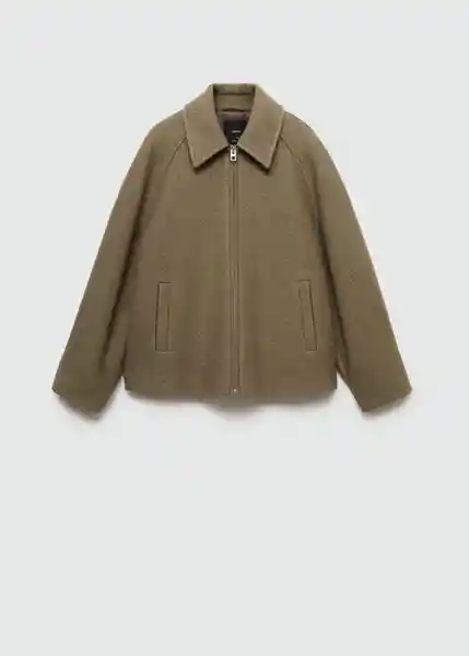 Chaqueta Poesía Khaki Talla M Mujer Mango