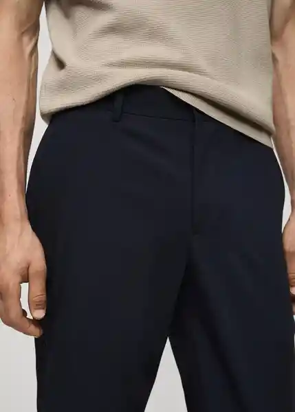 Pantalón Parioli Navy Talla 42 Hombre Mango