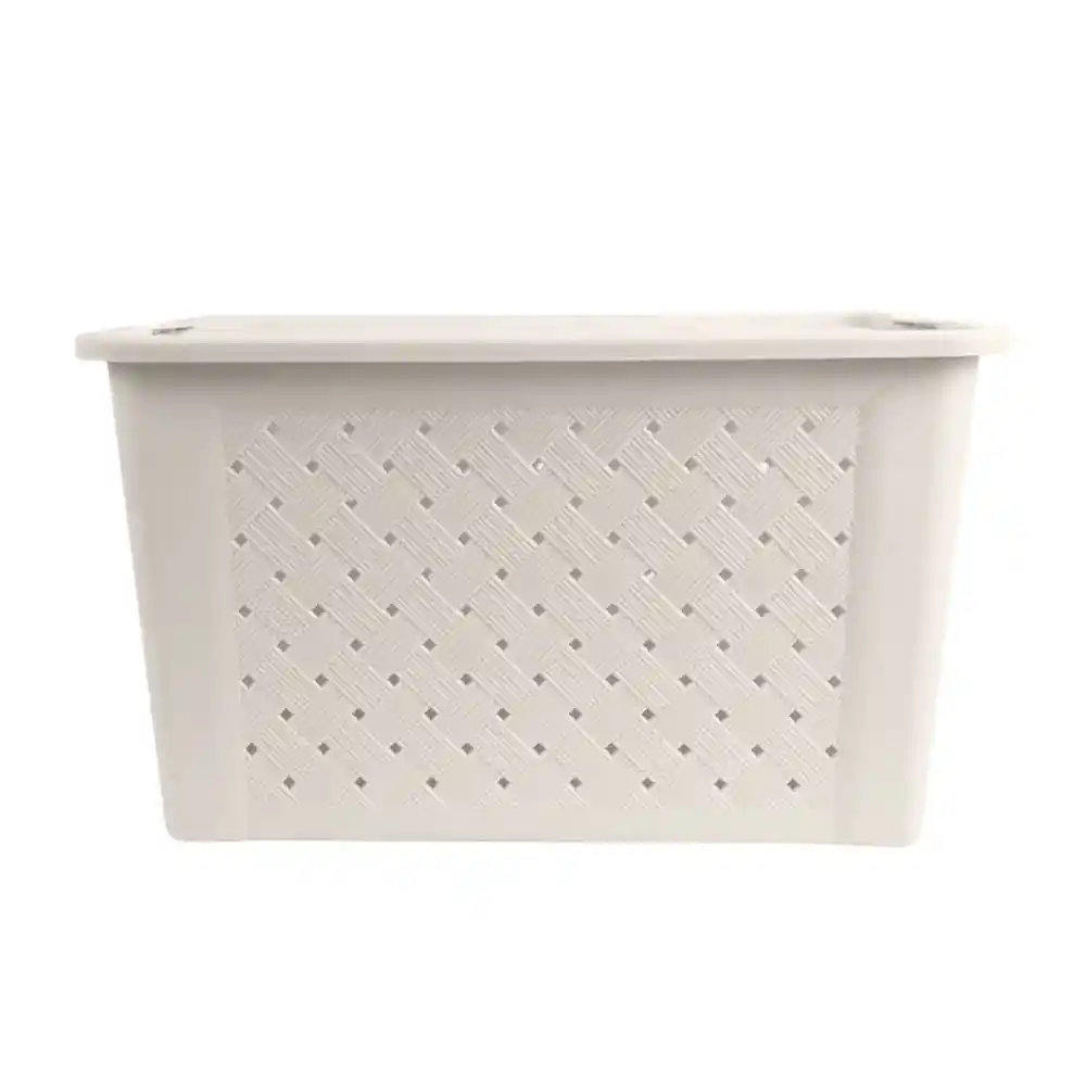 Caja Plástica Calada Con Cierre Arena