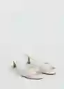 Sandalias Maru1 Crudo Talla 37 Mujer Mango