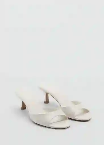 Sandalias Maru1 Crudo Talla 37 Mujer Mango