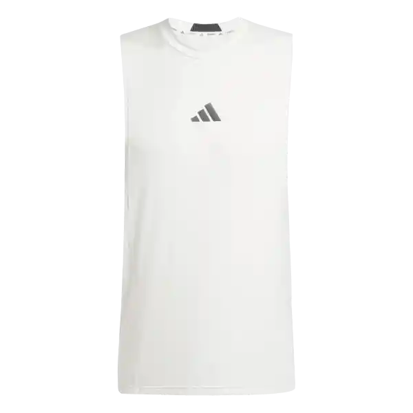 Adidas Camiseta D4T Int Tank Entrenamiento Hombre Blanco Talla M