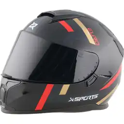 X-Sports Helmets Casco Para Moto Euro Rojo Talla XL