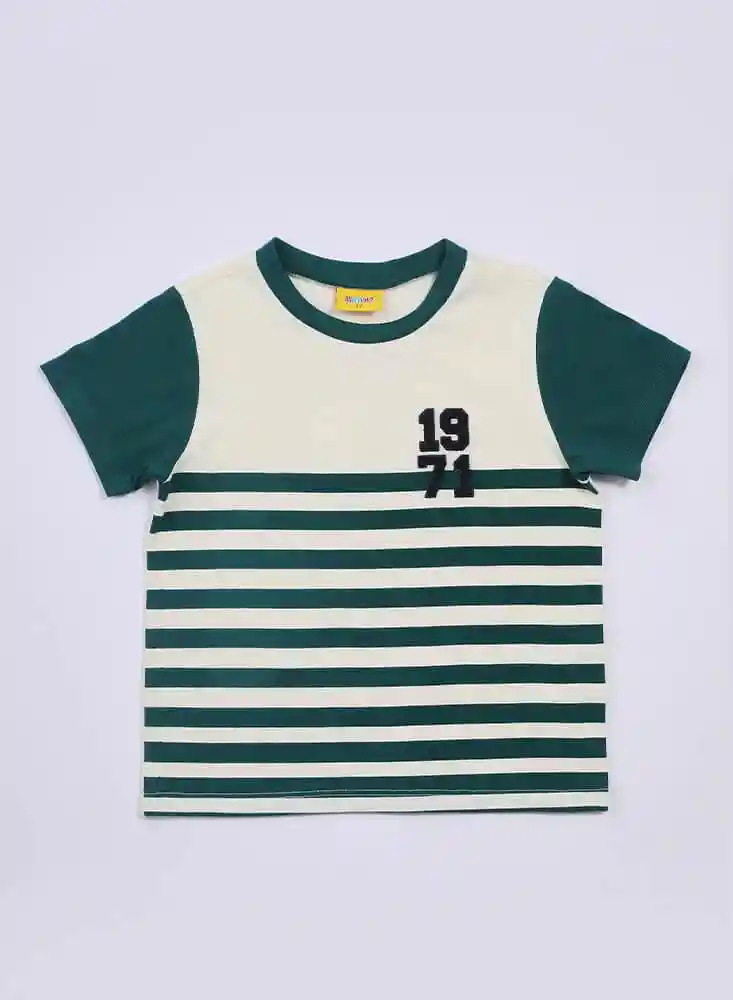 Camiseta Manga Corta 3t-verde