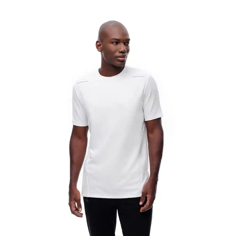 Camiseta Manga Corta Semiajustada en Poliéster Masculino Aepan Gef Talla M