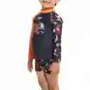 Camiseta Manga Larga Sunshine Little Lobster Bebe Masculina Azul-06