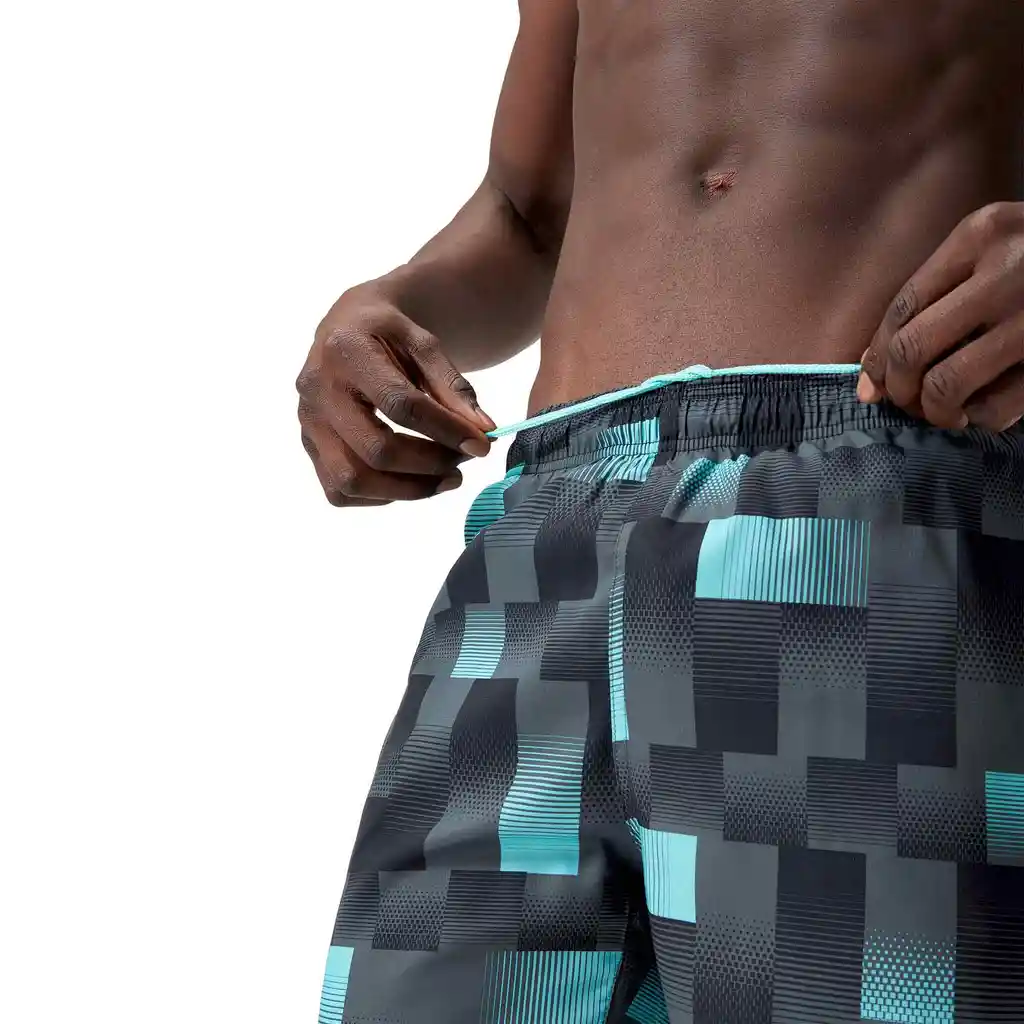 Pantaloneta Sport Printed 18 Pulgadas Hombre Gris-s
