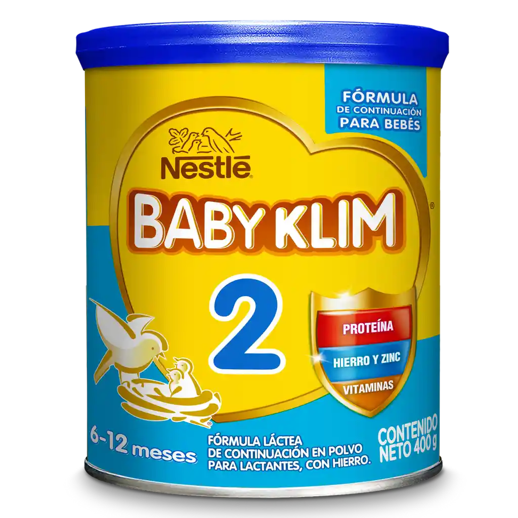 Fórmula infantil BABY KLIM etapa 2 x 400g