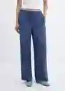 Pantalón Lisa-w Navy Talla XS Mujer Mango