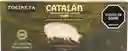 Catalan Tocineta Etiqueta Limpia
