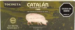 Catalan Tocineta Etiqueta Limpia