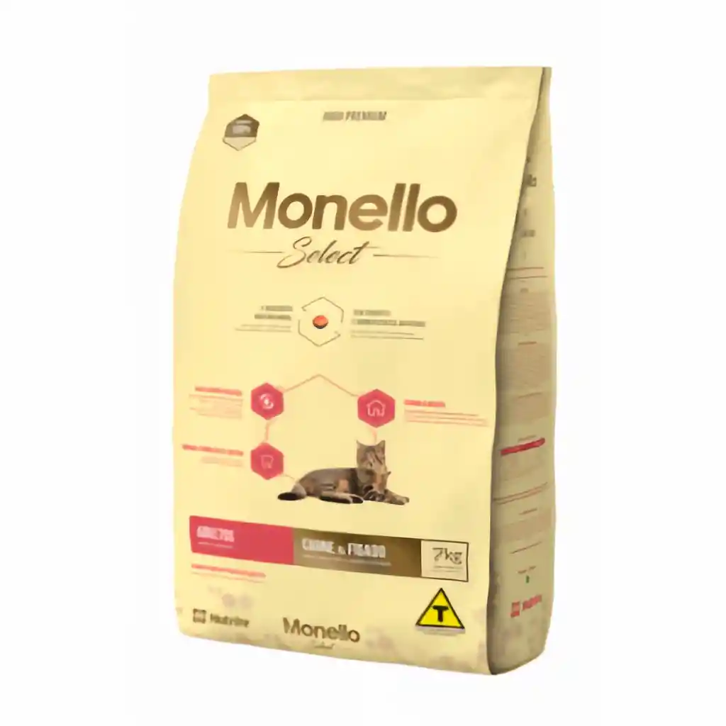 Monello Alimento Para Gato Select Cat Carne E Higado 