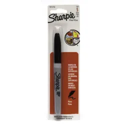 Sharpie Marcador Permanente Punta Fina Color Negro