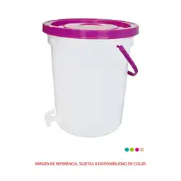 Balde 20 Litros Con Tapa Y Dispensador Colplast