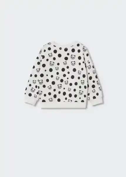 Sudadera Dots Offwhite Talla 66 Niñas Mango