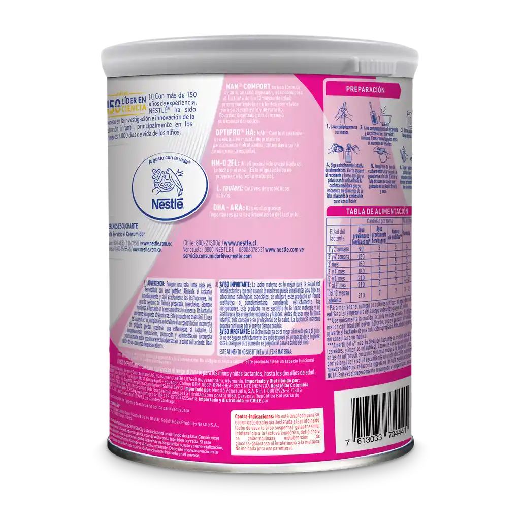 Fórmula infantil NAN COMFORT x 400g