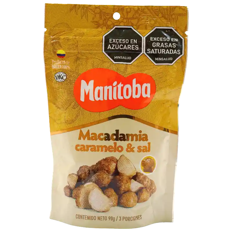 Manitoba Macadamia Caramelo Sal (90 Gr)