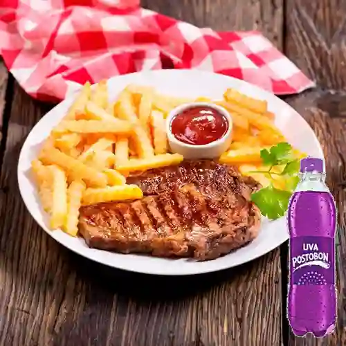 Combo A la Parrilla + Uva Postobon 250 ml