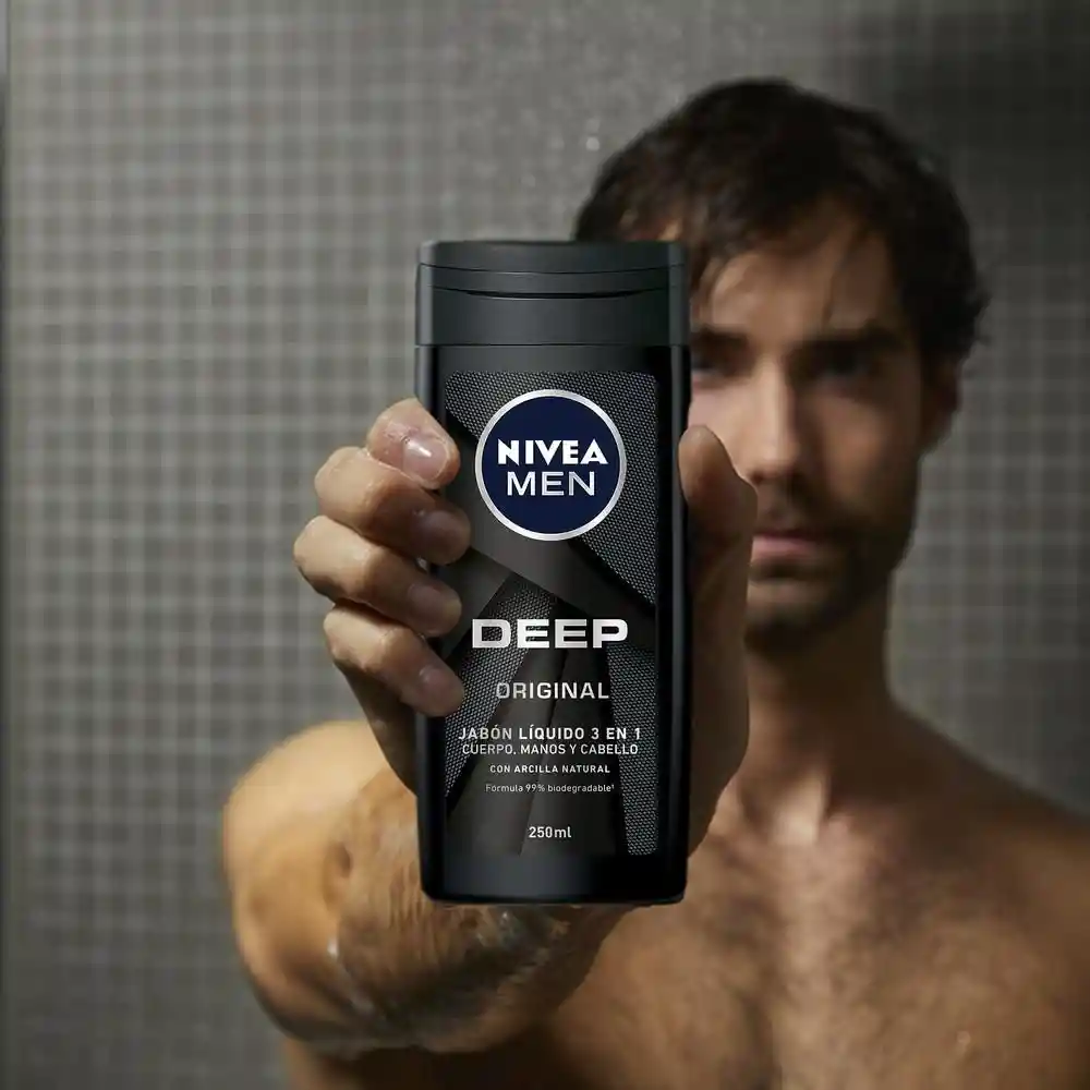Jabón Corporal Nivea Men Deep (250 Ml)