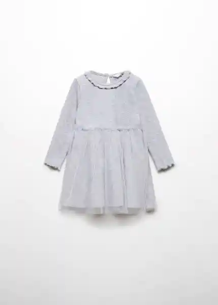 Vestido Tully Gris Medio Vigore Talla 67 Niña Mango