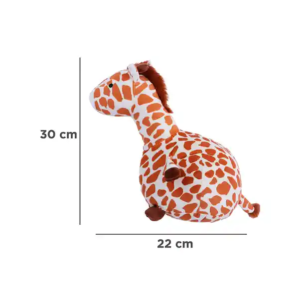 Peluche Redondo Jirafa Marrón Miniso