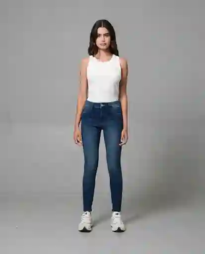 Jean Mujer Azul Talla 8 230G050 Rifle