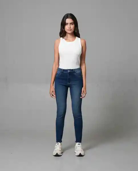 Jean Mujer Azul Talla 8 230G050 Rifle