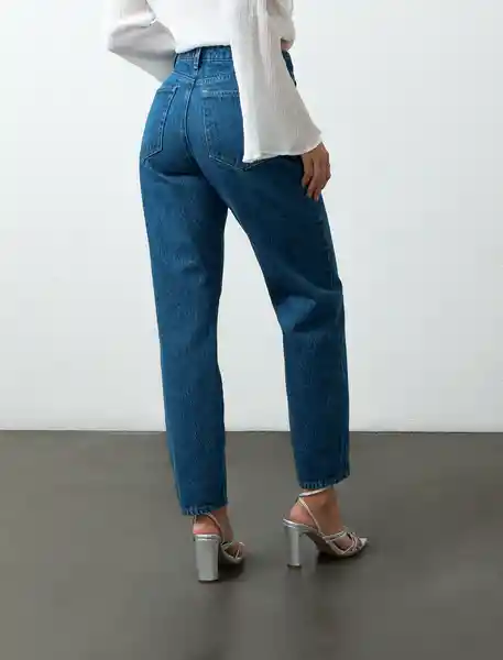 Jean Heli Mujer Azul Índigo Medio Talla 12 493F377 Naf Naf