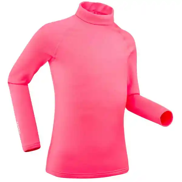 Wedze Camiseta Térmica Para Esquí Niños Rosado Talla 12A bl500