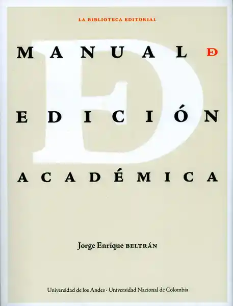 Manual de edición académica