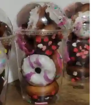Box de 10 Mini Donas - Choco & Vainilla