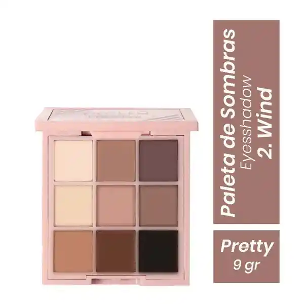 Pretty Paleta de Sombras Eyeshadow Wind 5 mL