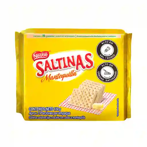 Galletas SALTINAS® Mantequilla x 1 Taco x 114g