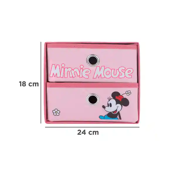 Organizador de Tela Colección Mickey Mouse Minnie Rosa Miniso