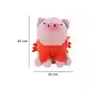 Peluche Con Disfraz de Cangrejo 12In Mini Family Miniso