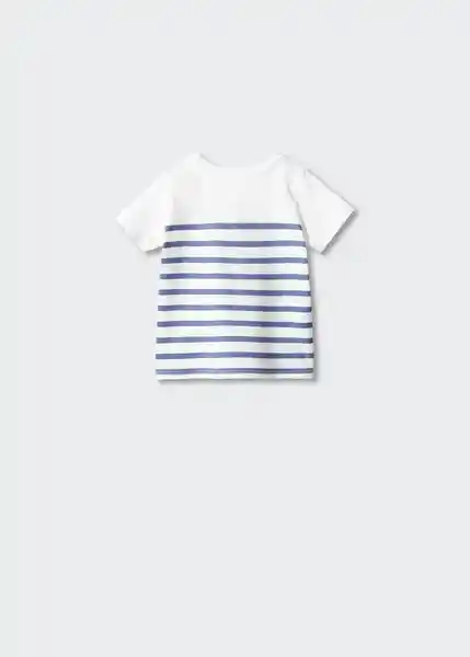 Camiseta Mstripes Off White Talla 72 Niños Mango