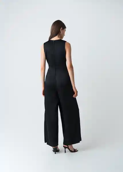 Enterizo Agatha Negro Puro Talla L Mujer 563G366 Naf Naf