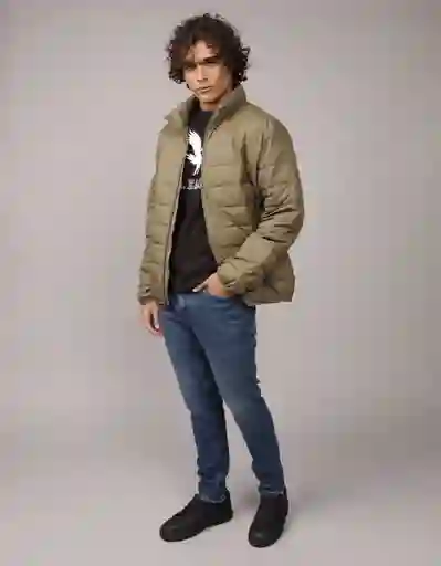 Chaqueta Hombre Verde Talla SMALL 1756309 American Eagle