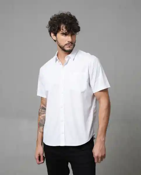 Camisa Hombre Blanco XL 110G001_BLA110601 Rifle